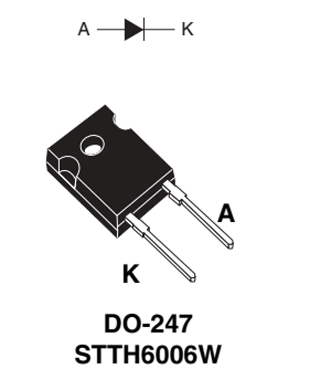 STTH6006W-circuit