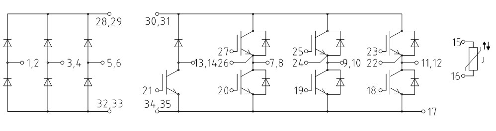 thumbnail image 2 of FP40R12KE3G FP40R12KT3G IGBT Module - New Original Open Box 2 of 6