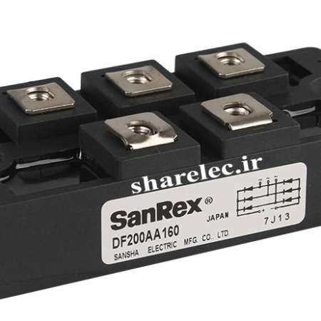 فروش DF200AA160 پل دیود سه فاز برند SanRex- شار الکترونیک