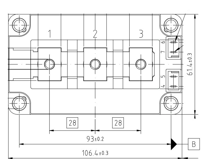 FF100R12KS4 STRUCTURE